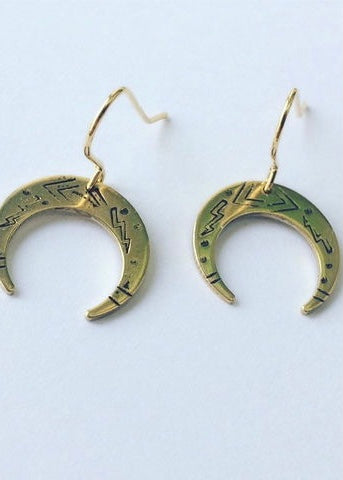 Stuff Made From Things - Venus Moon earrings