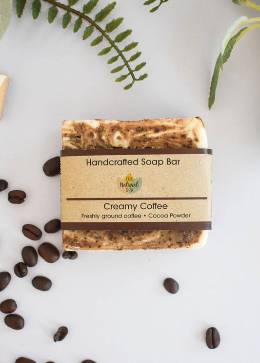 The Natural Spa - Cold Process Soap - Large - Creamy Coffee