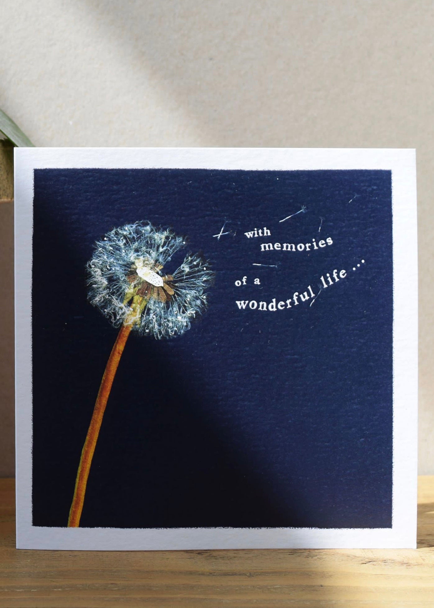 Susan Steggall Card - A Wonderful Life (puff clock)