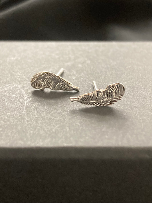 Sands Silver Collection - Feather Studs