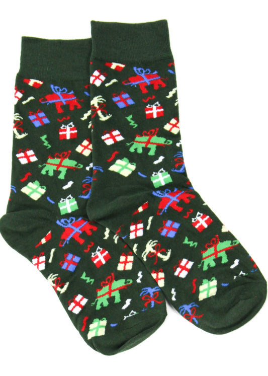Cotton Elephants and presents socks*