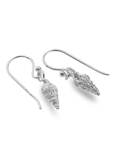 Silver Origins Silver Dog Whelk Earrings