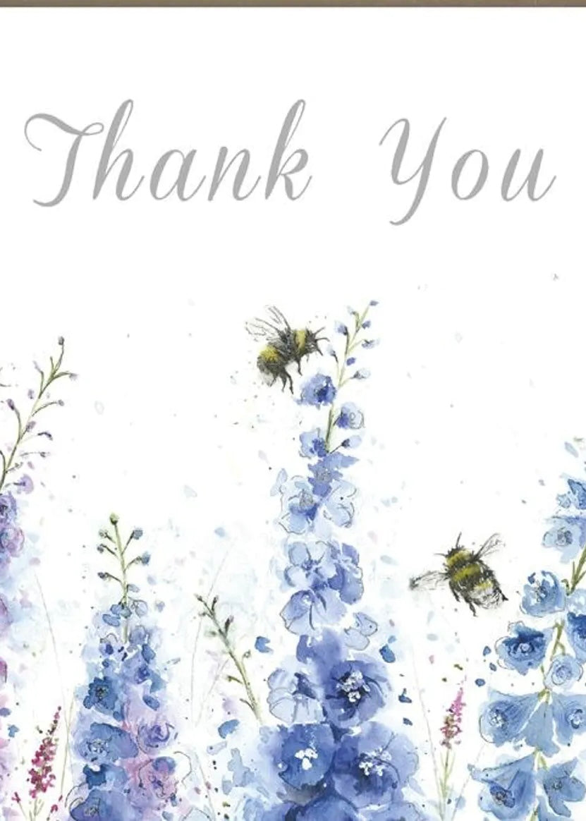 Dangling in the Delphiniums, Thank You Cards