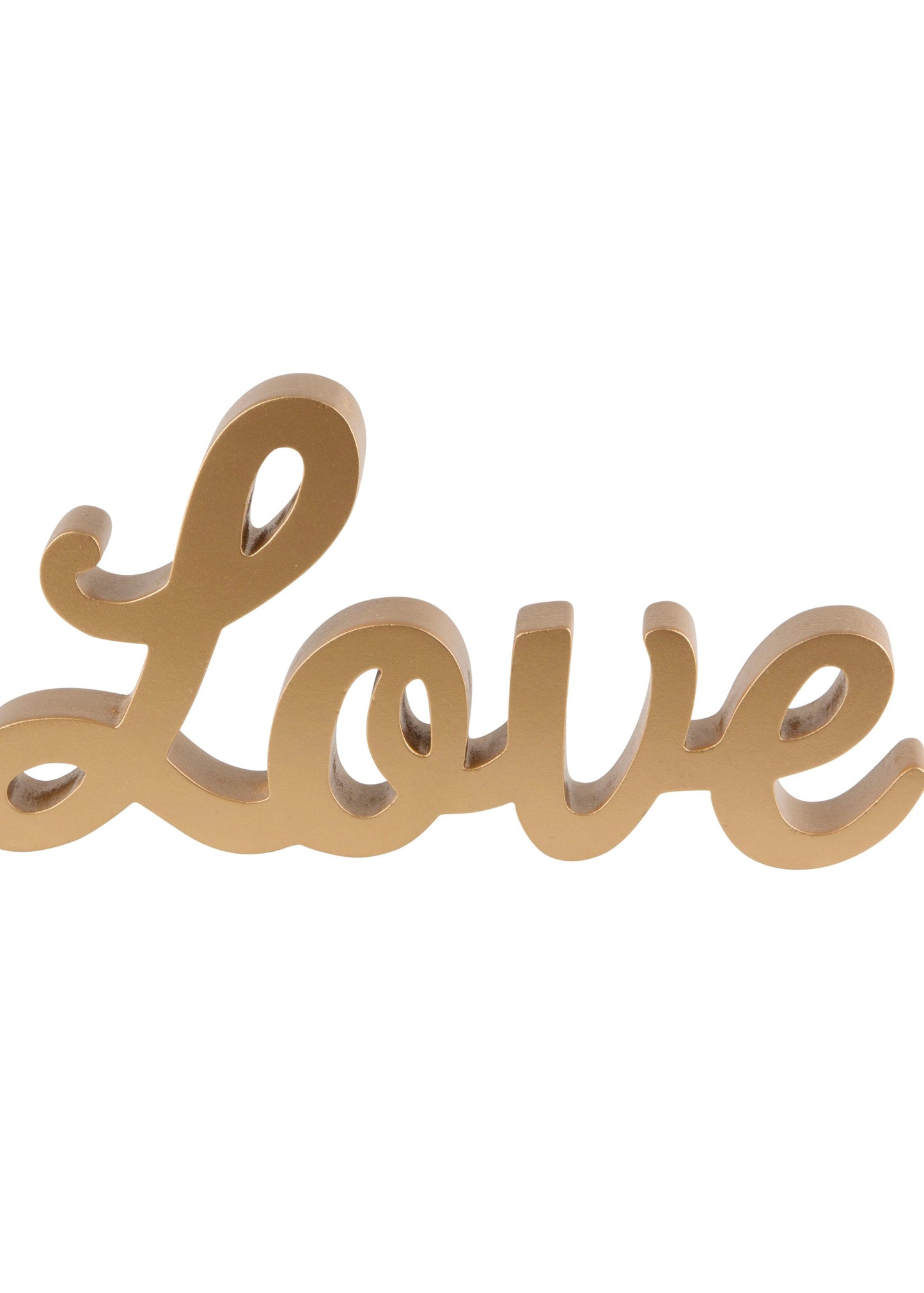 Sass and Belle Gold Love Standing Letters