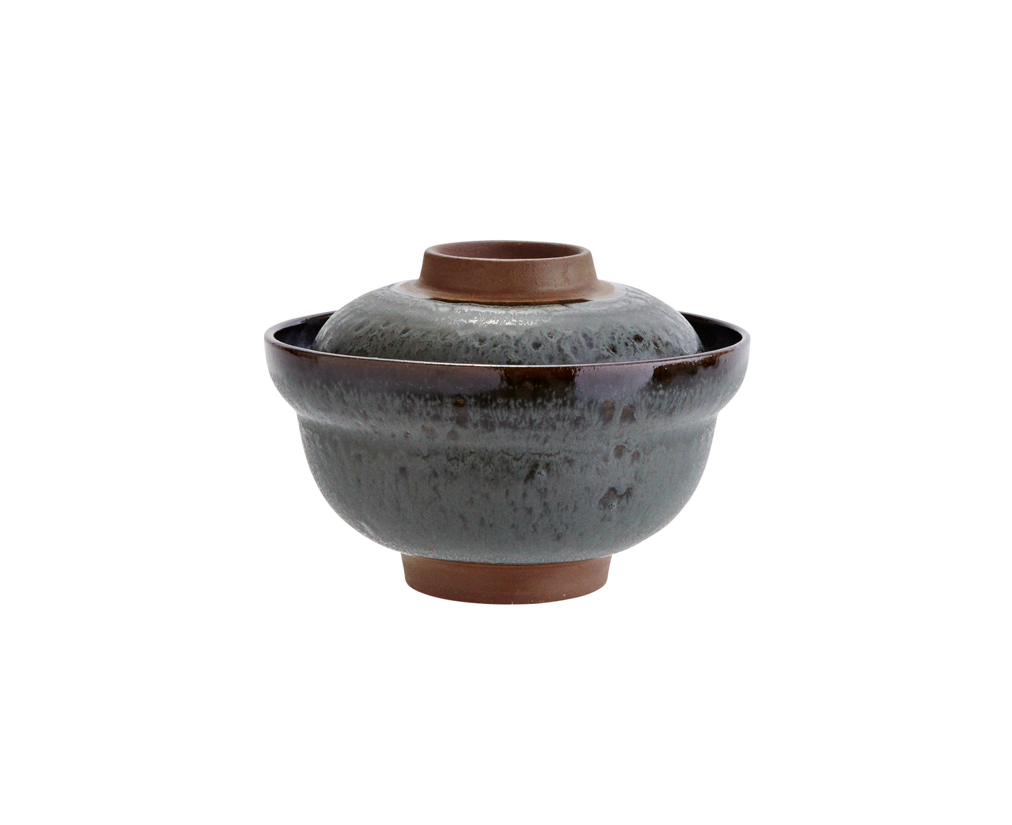 Madam Stoltz - Stoneware Bowl With Lid*