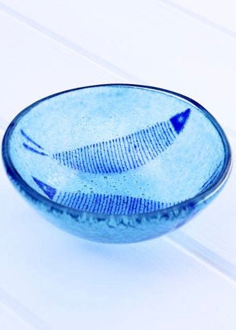 Handmade fish glass bowl - small*