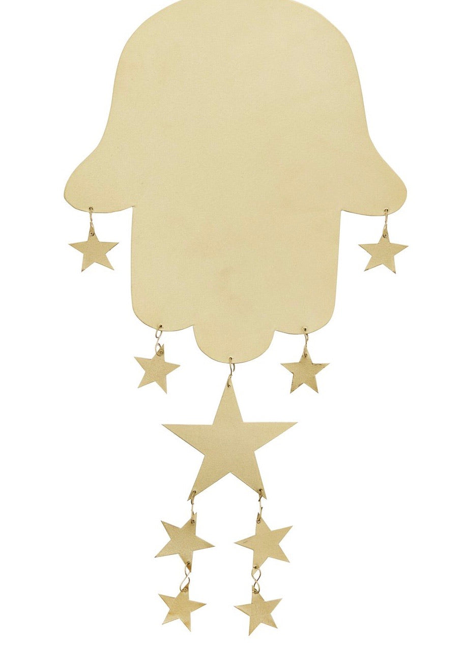 Madam Stoltz Fatima’s Hand with Hanging Stars Hanging Decoration