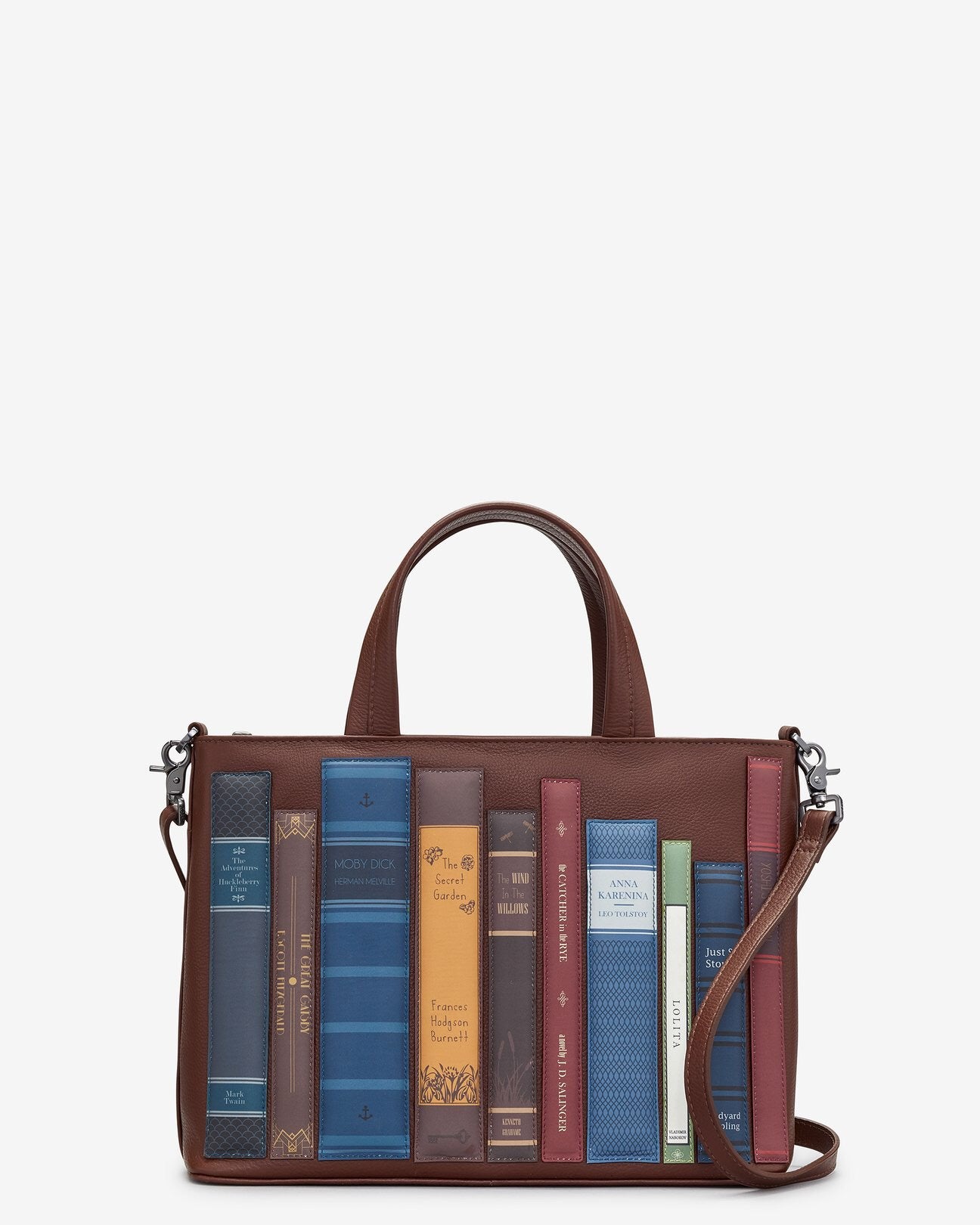Yoshi Bookworm Brown Leather Multiway Grab Bag - Sands Boutique clothing and gifts