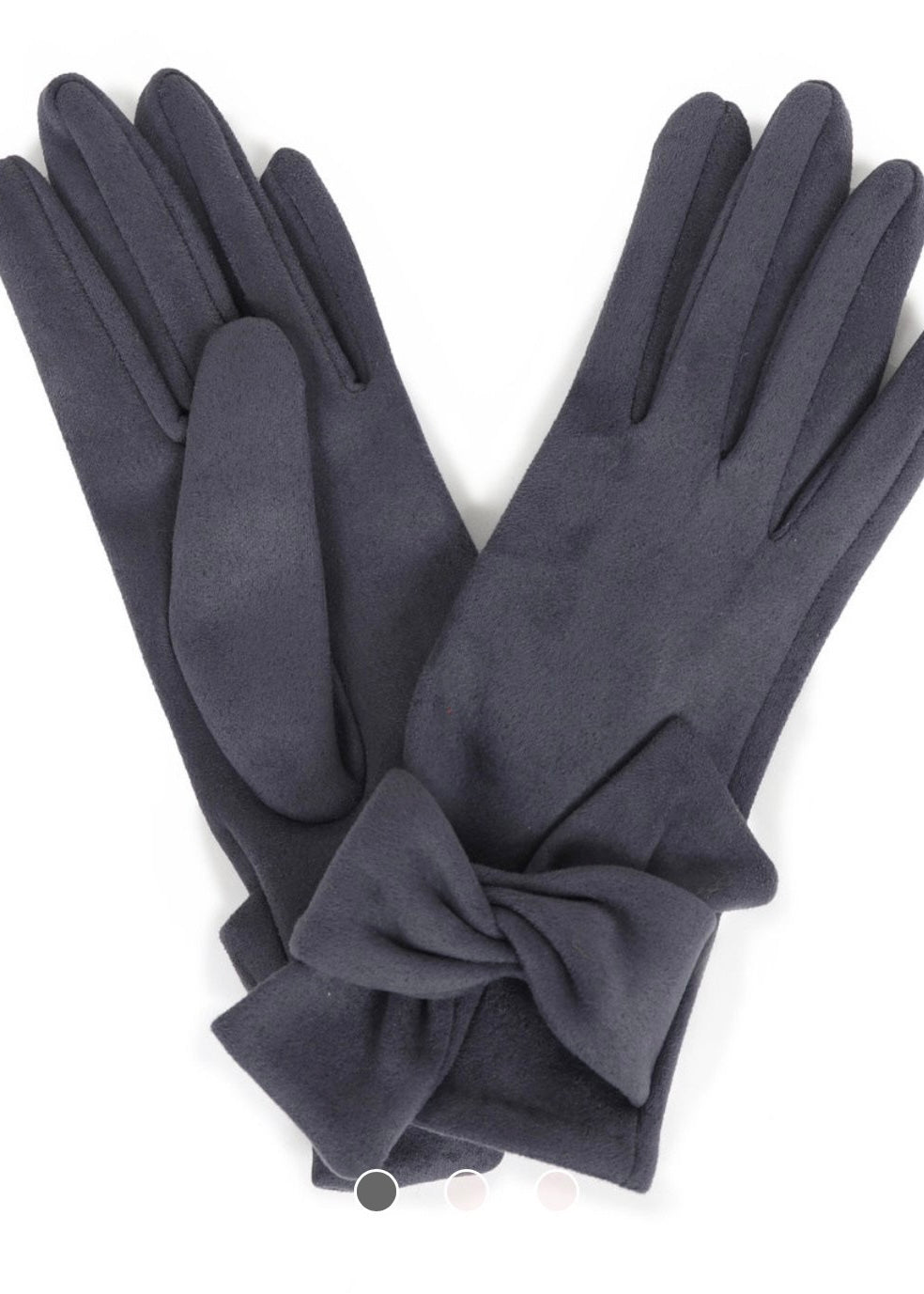 Powder Henrietta Faux Suede Gloves