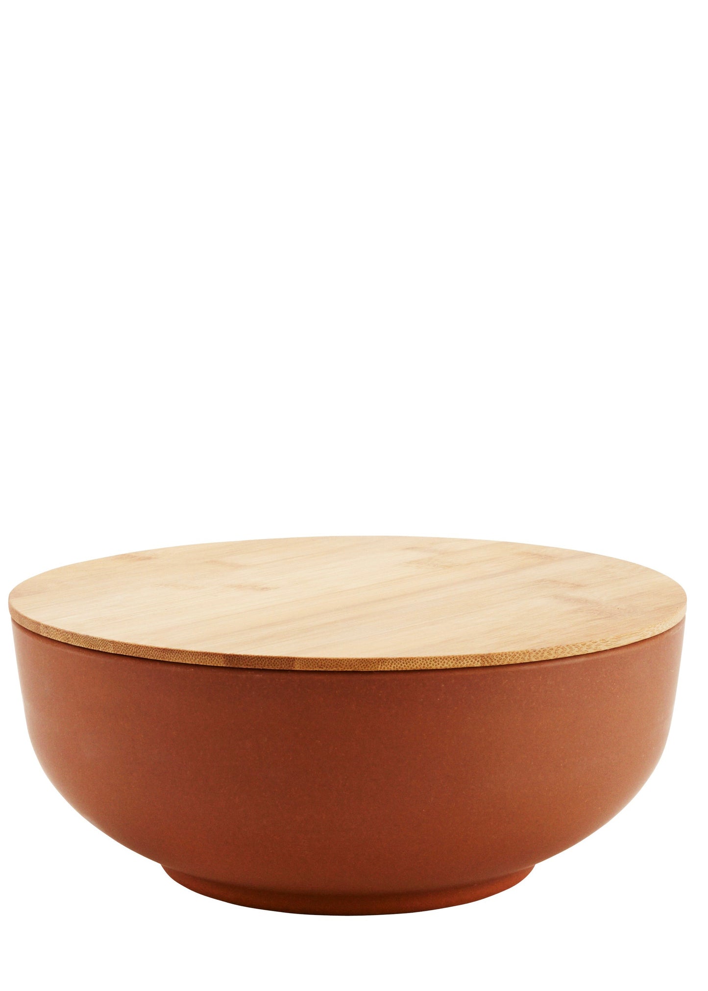 Madam Stoltz - Bamboo storage bowls with lids