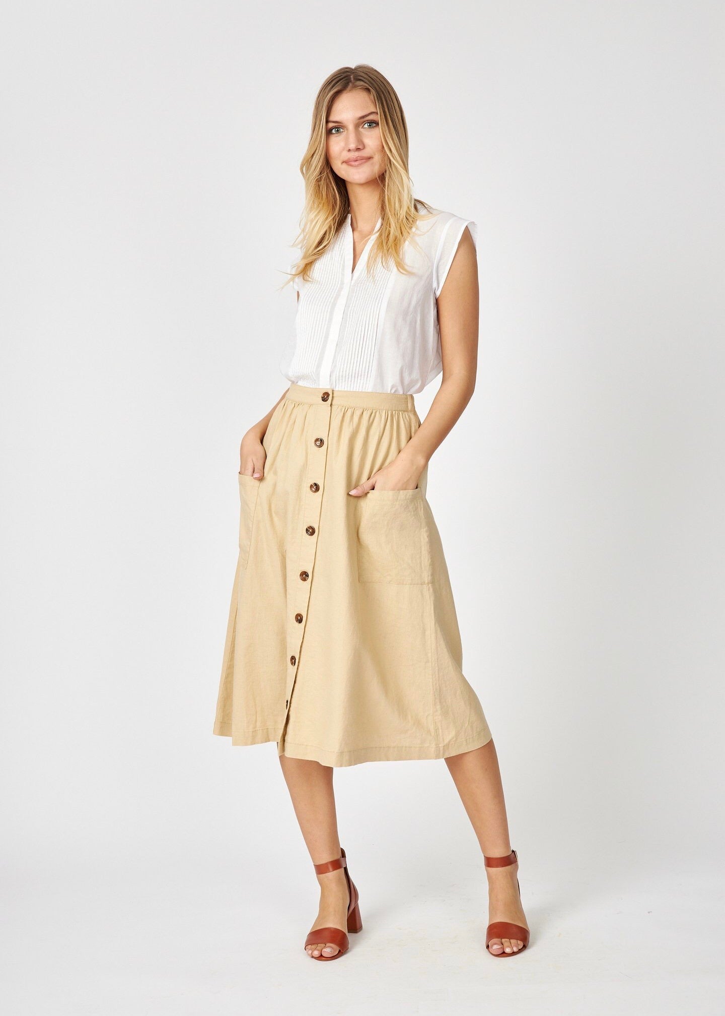 Soyaconcept- Ina Skirt in Cream *
