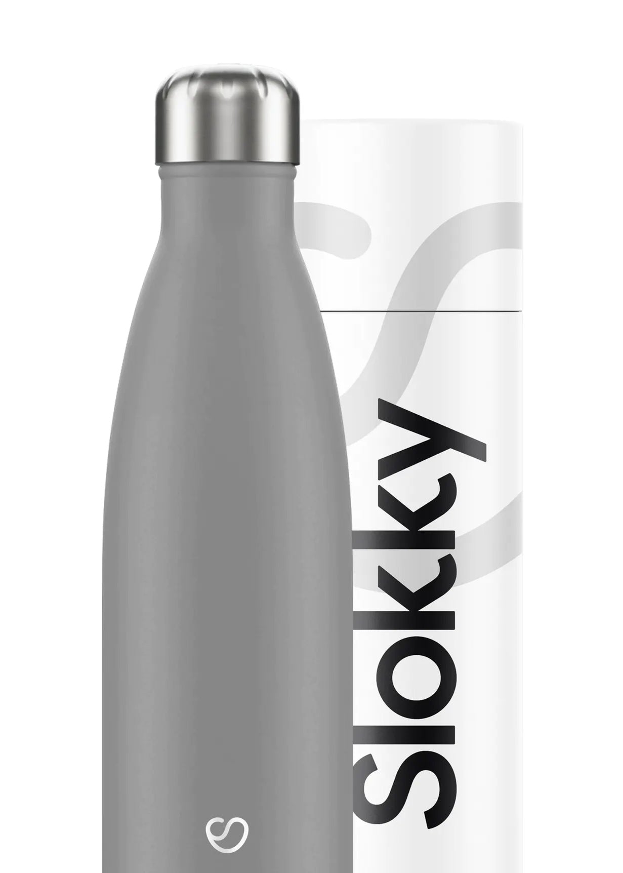 Slokky Mono Grijs Thermosfles & Drinkfles - 500ml