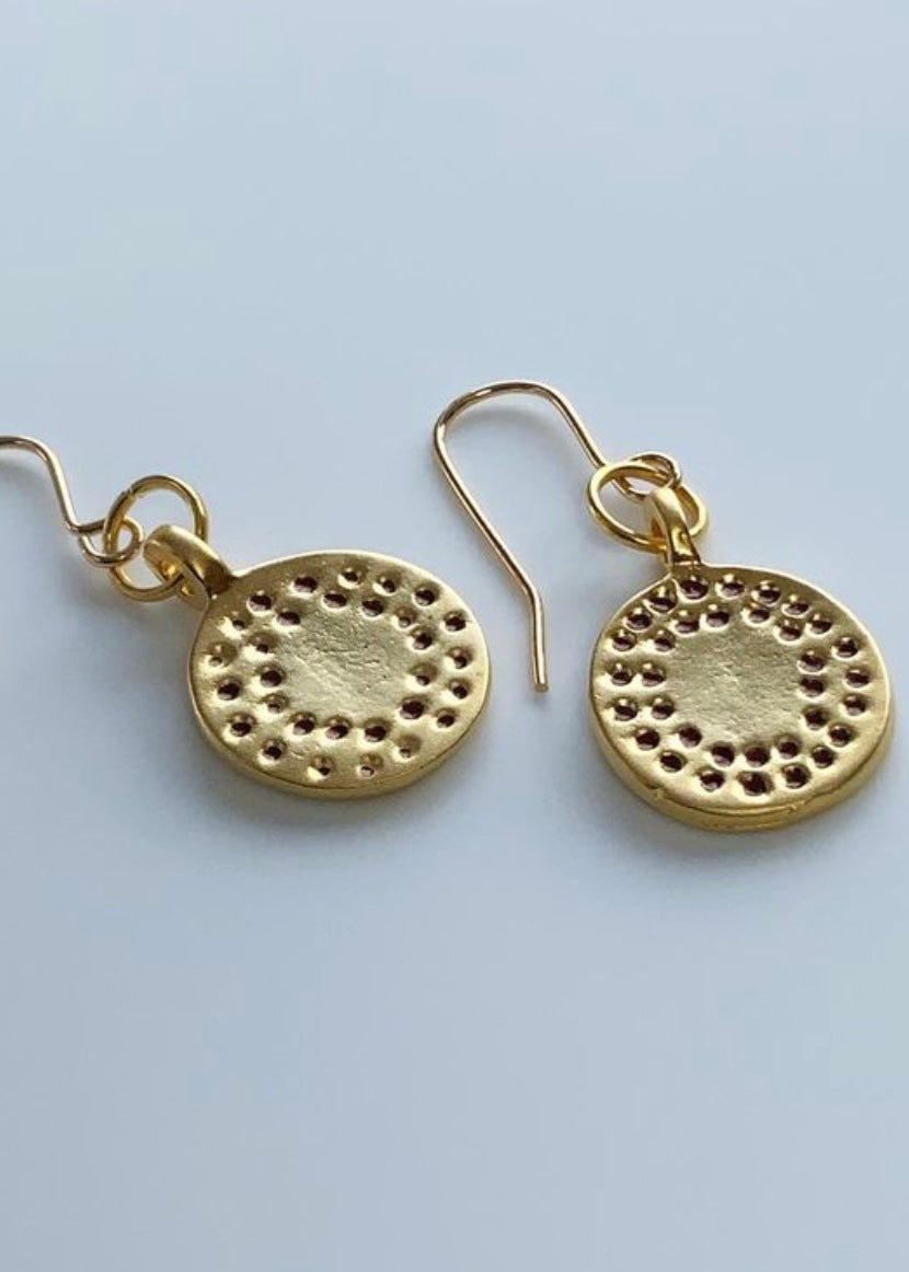 Stuff made from Things COIN Gold Plated Spotty Disc