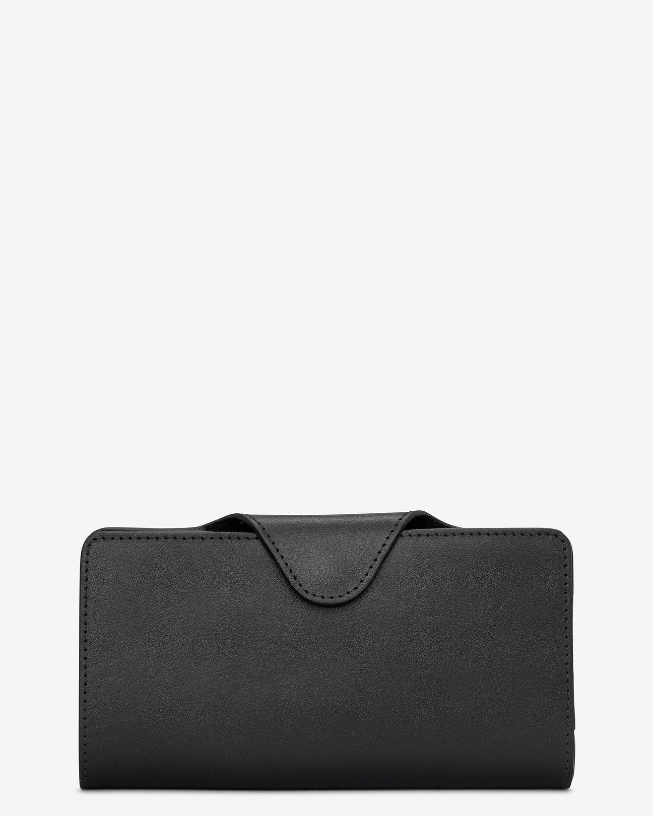 Yoshi Black Satchel Leather Purse - Sands Boutique clothing and gifts