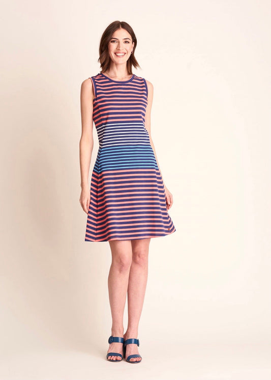 Hatley Sarah Dress - Navy Stripes *