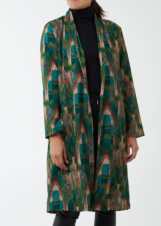 Sands - Abstract Arabesque Waterfall Jacket (2Colours)