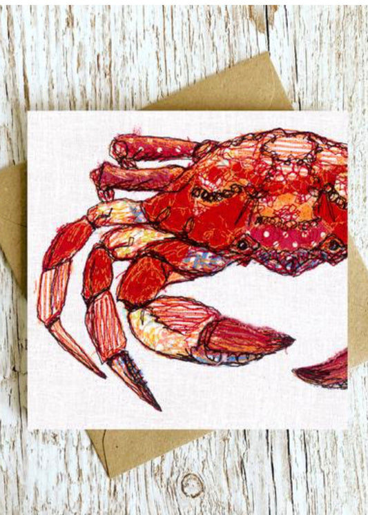 Francesca Kemp - On Guard Crab Art Card