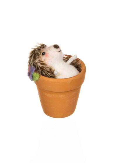 Hand made Potted HedgePig